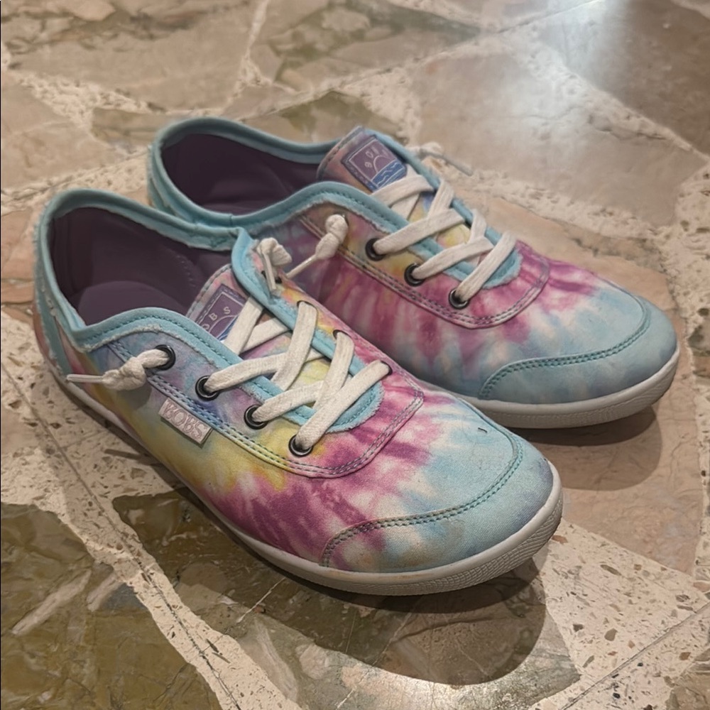 BOBS from Skechers Blue and Purple Sneakers Vibrant Everyday Comfort